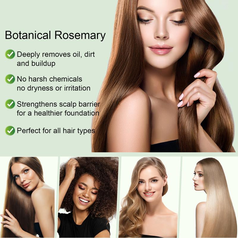 【Buy 1 Get 1 Free】Tgideas Anti-Hair Fall Hair Loss Treatment Shampoo Oil Control anti Dandruff Haircare Rosemary Zinc PCA Help Hair Growth Amino Acid Hydrolyzed Protein Repair Reduce Hair Loss Scalp Cleanser Conditioner 250ML