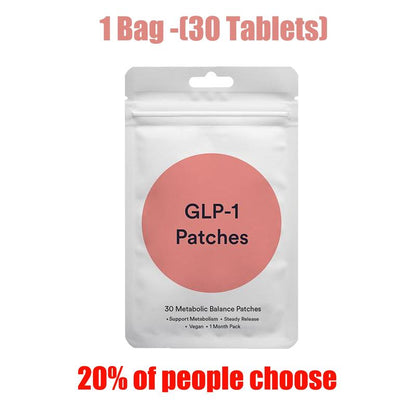 GLP-1 Patches with L Glutamine, Chromium, Cinnamon, Pomegranate and Berberine - 30 PCS - Firming Skin Therapy | Ultra - Comfortable Body Care for Women Daily Natural