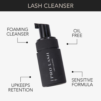 Pro Lash Foaming Lash Cleanser - Lightweight Oil-Free Makeup Remover for Daily Use - 10G - for Long Retention - 1 Fl Oz