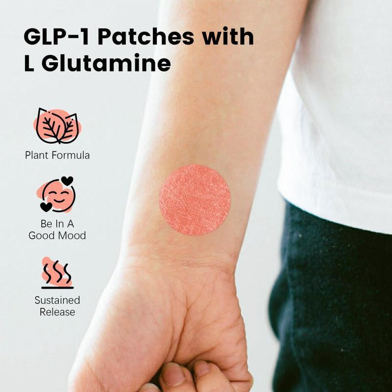 High Version Kind Patchs GLP-1 | NAD+ | Energy Patches 30 Metabolic Balance Patches with Berberine Steady Release Vegan NMN& Resveratrol, Vegan Ingredient, Caffeine and Red Ginseng, Vegan 1 Month Pack