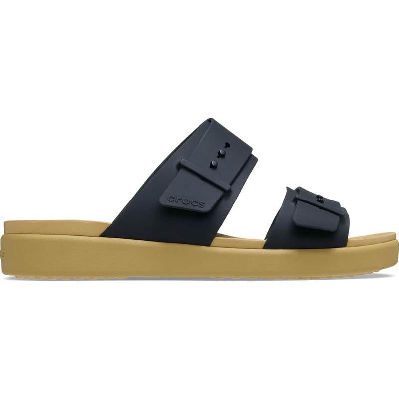 Crocs Women'S Brooklyn Buckle Low Low Footbed Sandals
