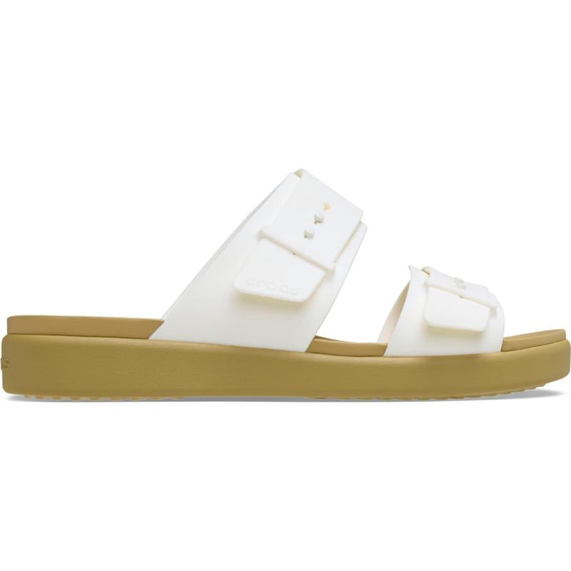 Crocs Women'S Brooklyn Buckle Low Low Footbed Sandals