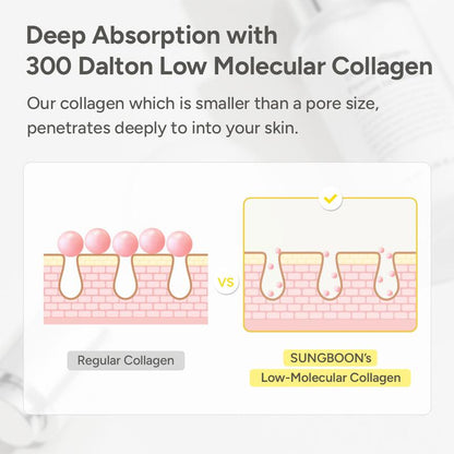 [SUNGBOON EDITOR Official] Glazed Skin Collagen Duo | Firming Cream + Volufiline Serum for Plump, Smooth & Glowing Skin | Iconic Korean Skincare