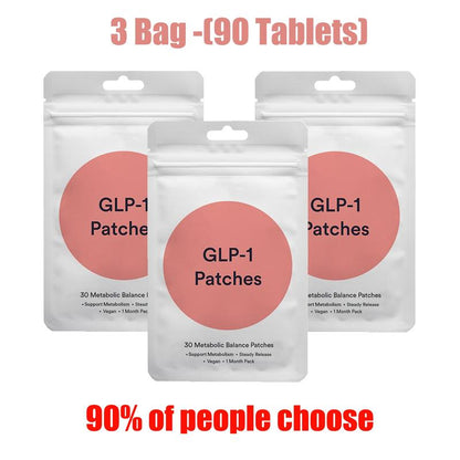GLP-1 Patches with L Glutamine, Chromium, Cinnamon, Pomegranate and Berberine - 30 PCS - Firming Skin Therapy | Ultra - Comfortable Body Care for Women Daily Natural